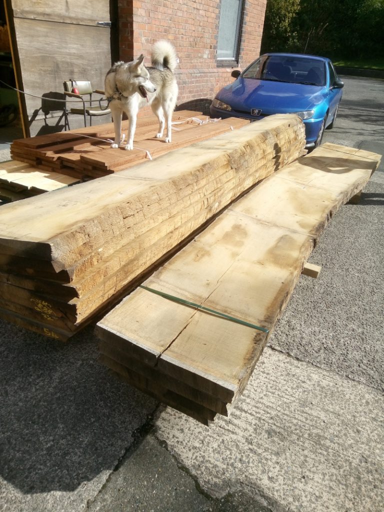 timber arrives